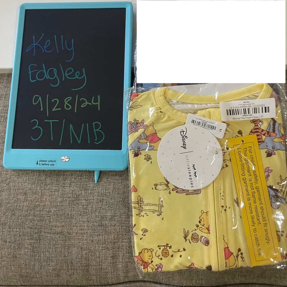 NIB Little Sleepies Disney Winnie The Pooh Zippy
Size 3T